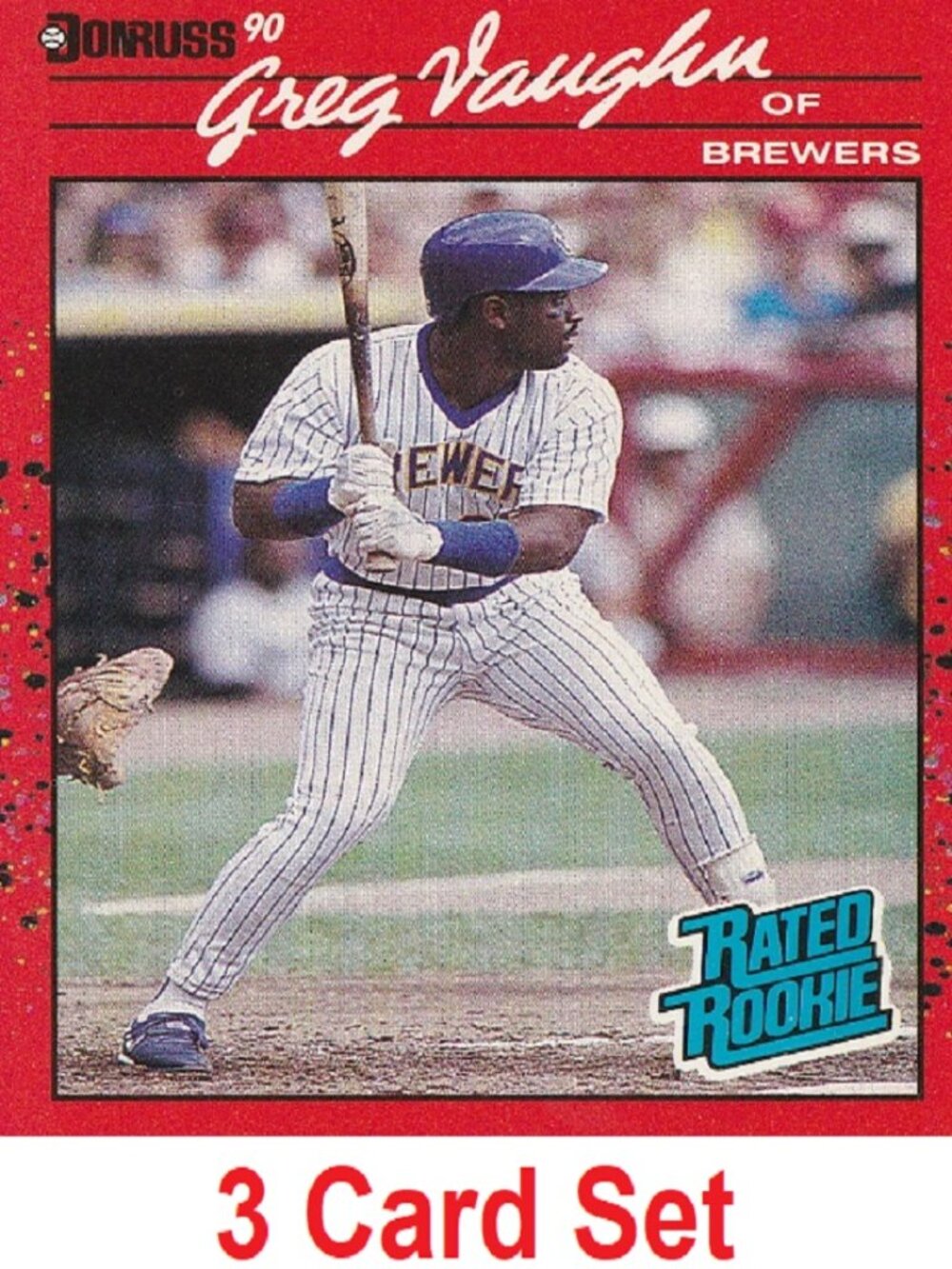 Greg Vaughn Baseball Card Collection